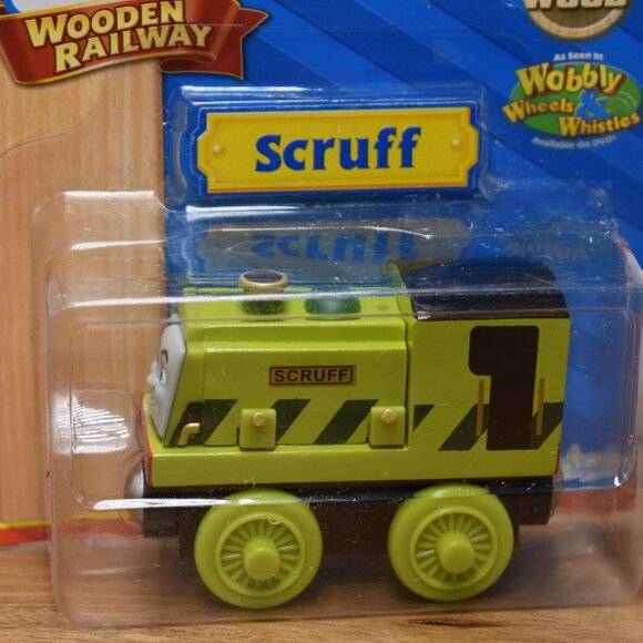 Scruff Wobbly Wheels Whistles Learning Curve Thomas & Friends Wooden Railway New - Picture 3 of 9